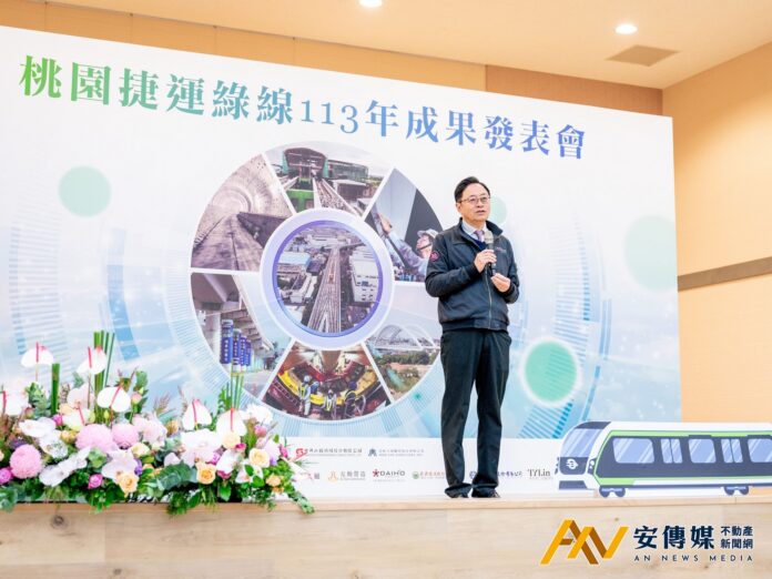 桃園捷運綠線2024年成果發表會，張善政期許打造全台捷運建設標竿(圖/桃園市政府)