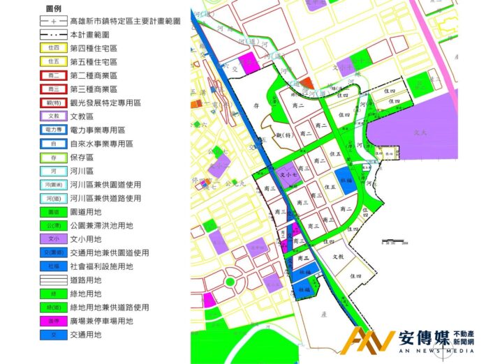 高雄新市鎮第三期發展區辦理公開展覽至6月8日止