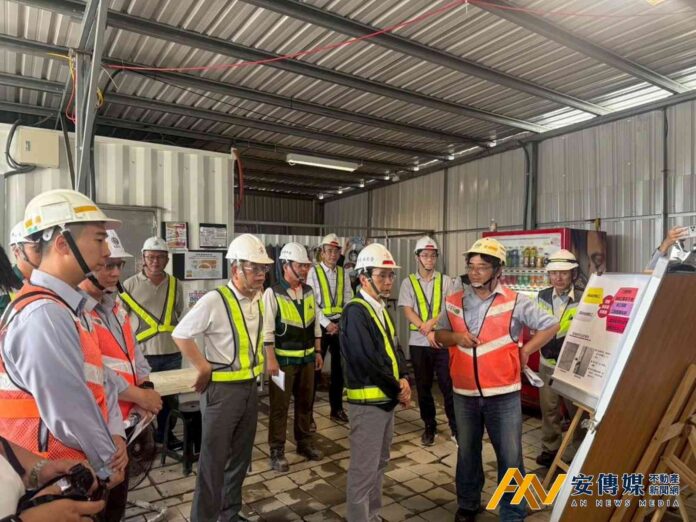 林欽榮視察高雄岡山「大鵬九村」社宅新建工程
