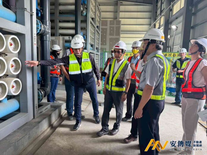 林欽榮視察橋頭再生水興建工程