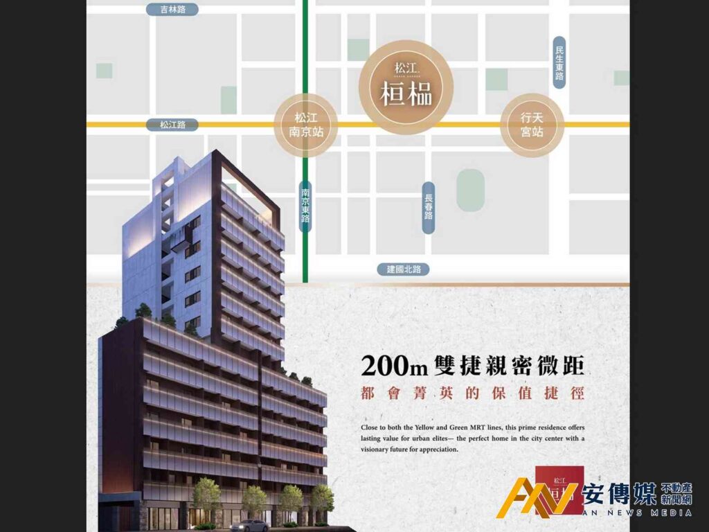 桓建築出手即成話題！松江路SC鋼骨輕奢宅《松江．桓榀》創佳績