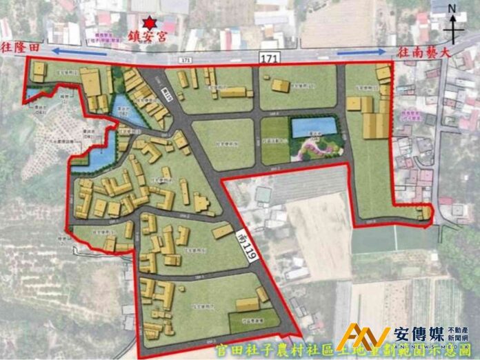 台南官田社子農村社區土地重劃啟動
