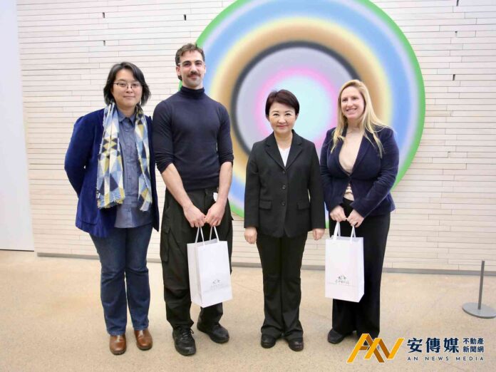 台中綠美圖年底開幕前盧秀燕訪澳洲SANAA建築姊妹館取經