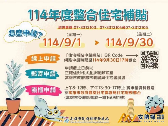 高雄2025年自購及修繕住宅貸款利息補貼開放申請
