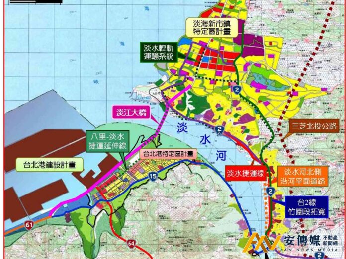 迎接淡江大橋通車，打造淡水轉乘新樞紐