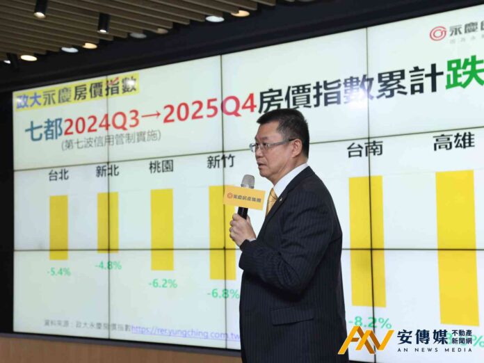 葉凌棋：2026房市「價緩跌、量盤整」，「區域分化」現象明顯
