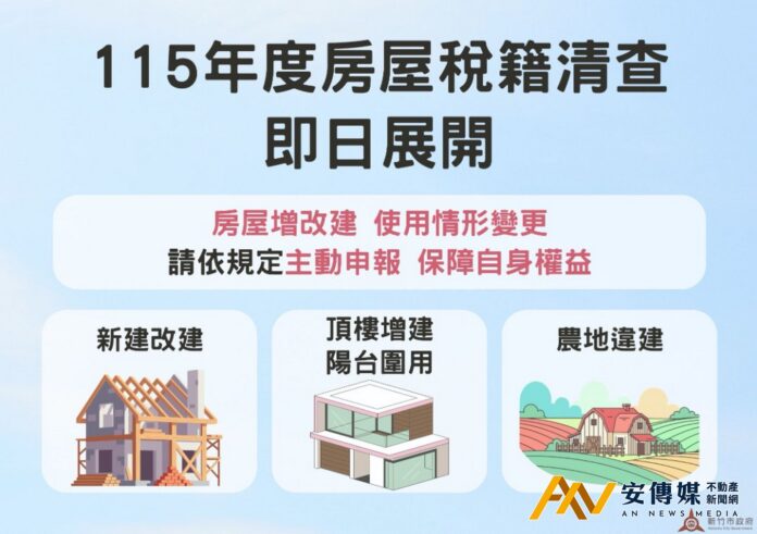 2026年度房屋稅籍清查即日展開