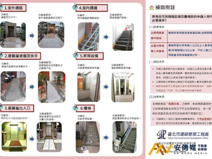 2026台北無障礙設施改善補助受理申請