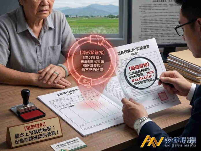 「5年緊箍咒」小心出售繼承農地被補稅