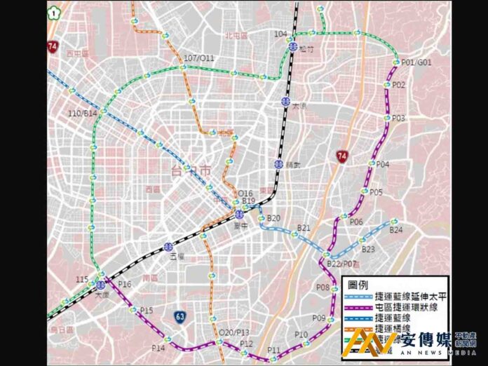中市提前布局屯區捷運環狀線 打造完整捷運路網