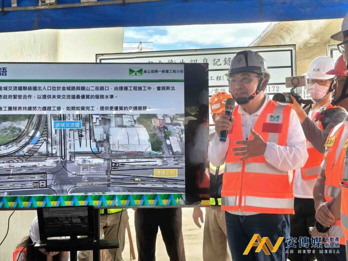 侯友宜視察土城交通建設 金城交流道通車省15分鐘！