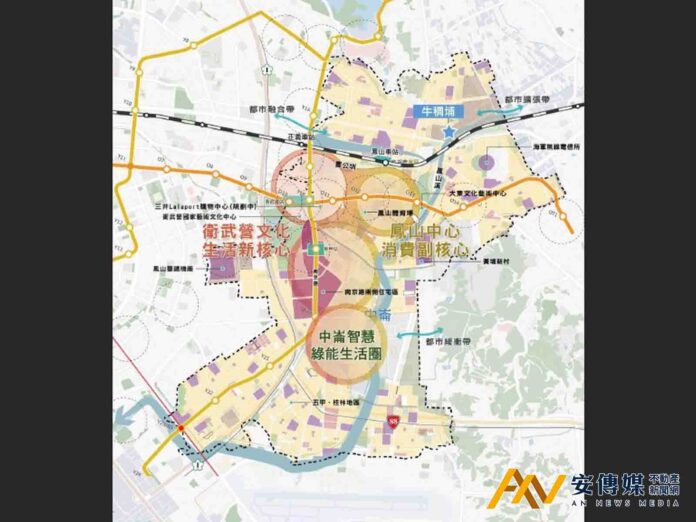 鳳山都市計畫第四次通盤檢討細部計畫(第一階段)發布實施